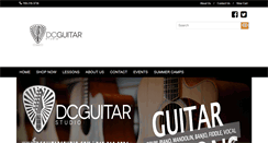 Desktop Screenshot of dcguitarstudio.com