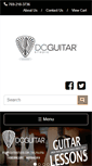 Mobile Screenshot of dcguitarstudio.com